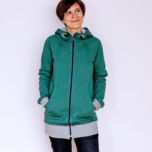 Schnittmuster Sweatjacke Damen