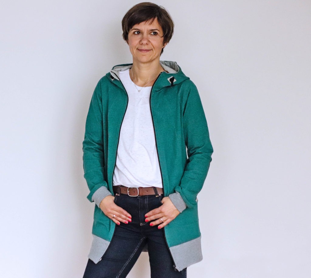 Schnittmuster Sweatjacke Damen