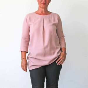 Ein Blusenshirt Nähen - Schlicht, Elegant Mit Frontfalte - B-patterns