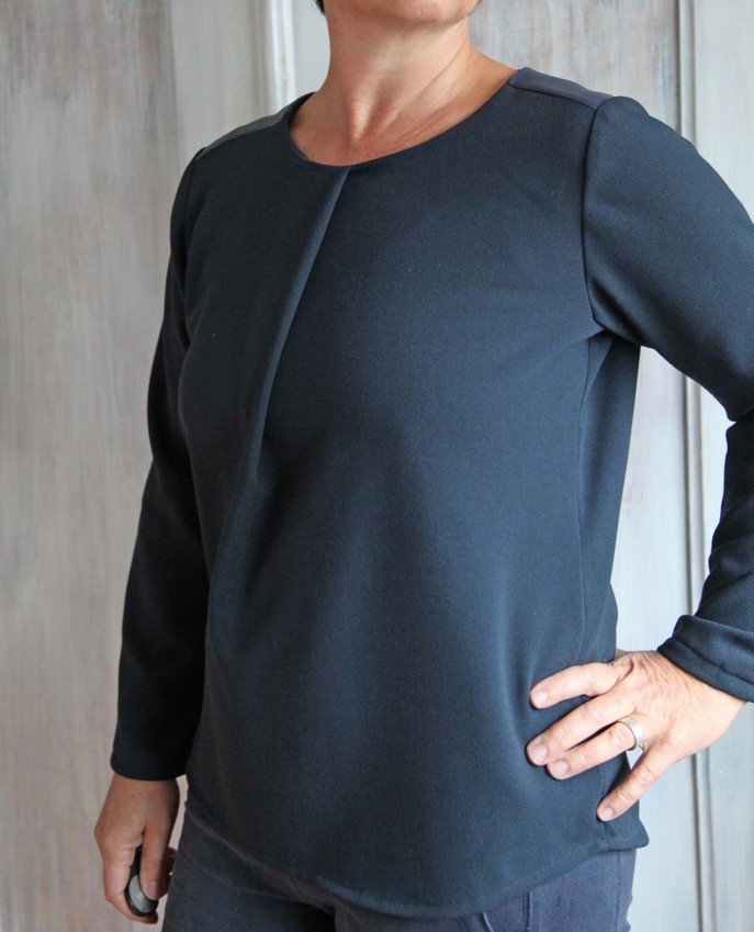 Schnittmuster elegante Schlupfbluse