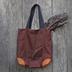 Taschenschnittmuster tragtasche oilskin canvas