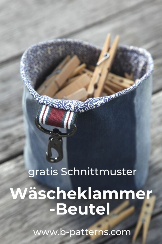 wäscheklammerbeutel gratis Schnittmuster