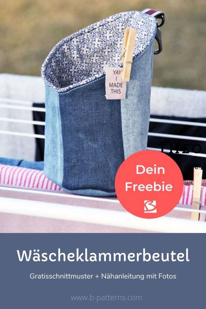 Freebie Wäscheklammerbeutel