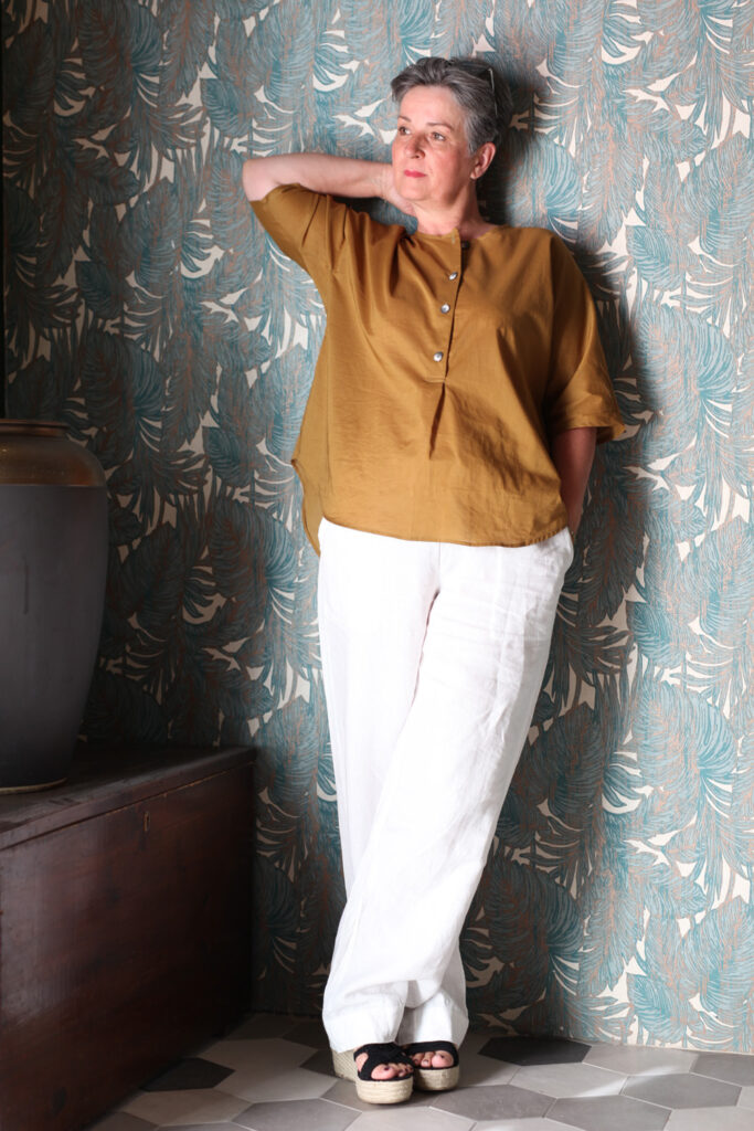 schnittmuster rundhals bluse lilia bpatterns