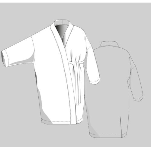 Morgenmantel-kimono-schnittmsuter