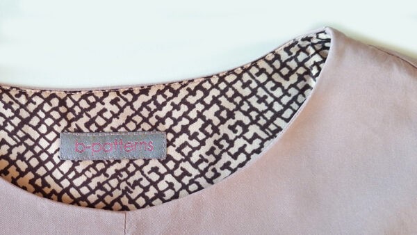 Untersteppnaht Rundhals