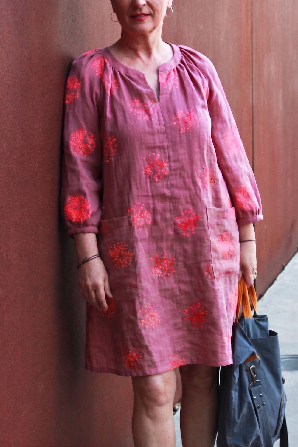Bluse zum Kleid verlaengert bohobluse yoko bpatterns