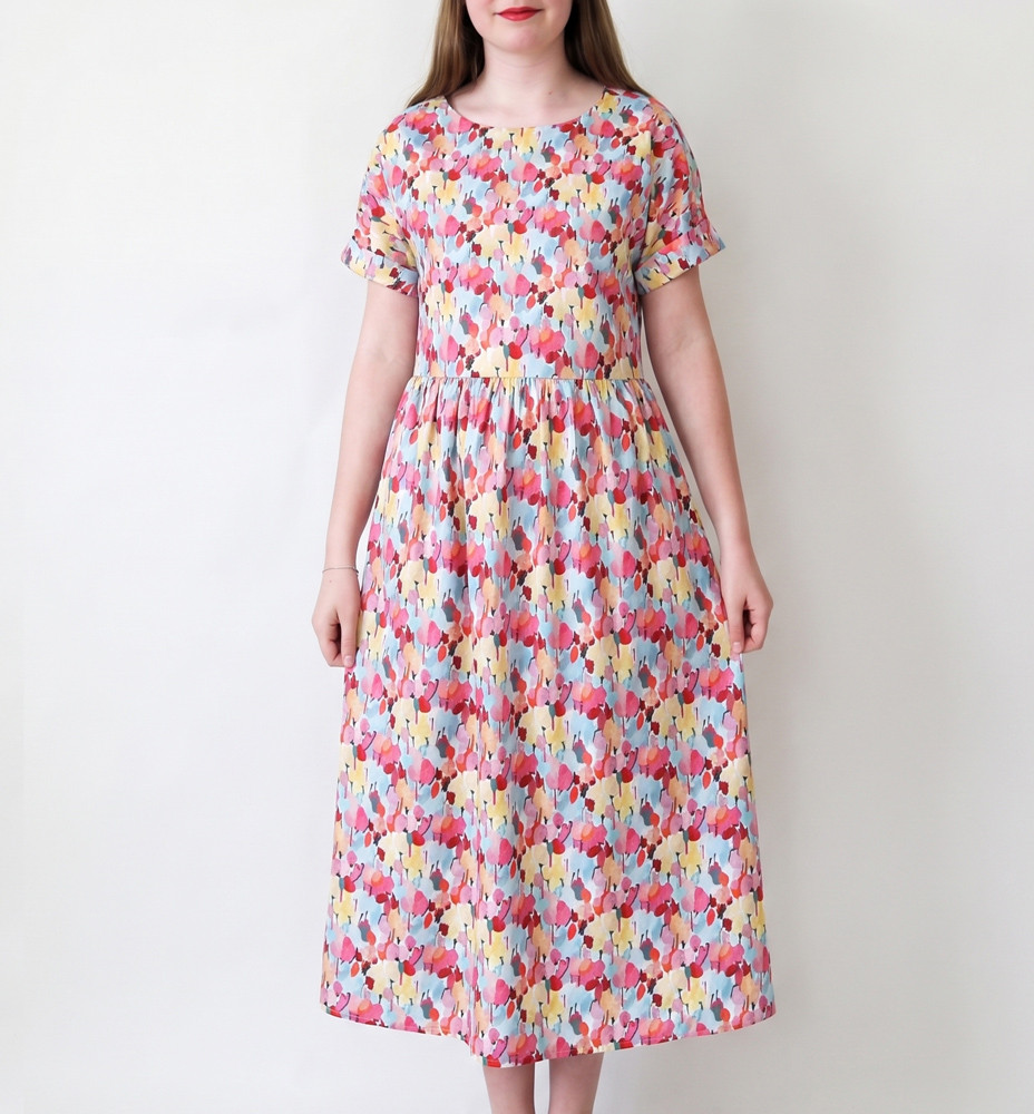 Schnittmustaenderung bluse kleid fleur bpatterns